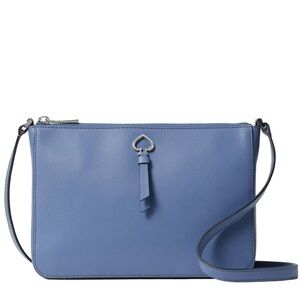 EUC Kate Spade Adel Medium Top Zip Crossbody Bag in Blueberry Cobbler